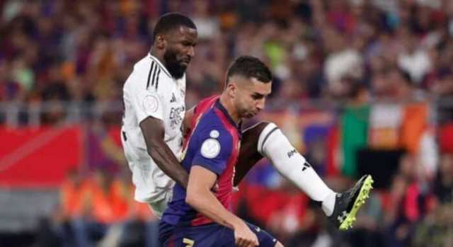 روديجير يعتذر عن سلوكه في نهائي كأس ملك إسبانيا