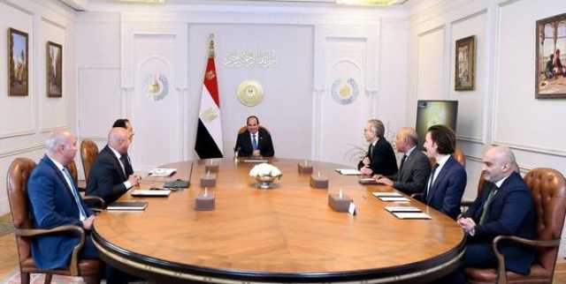 عاجل| الرئيس السيسي يستعرض الموقف التنفيذي لمشروعات «ألستوم الفرنسية العالمية» في مصر