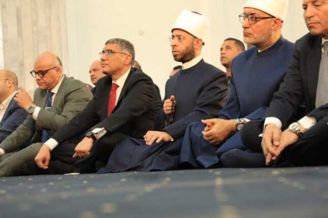 وزير الأوقاف ومحافظ الجيزة يفتتحان مسجد النور بقرية عرب أبو عريضة بمركز الصف