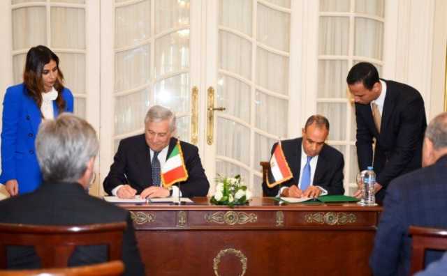 مصر وإيطاليا تبحثان تعزيز التعاون الاقتصادي والهجرة والطاقة في مشاورات سياسية رفيعة المستوى