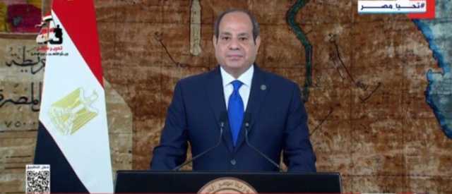الرئيس السيسي: «سيناء جزء لا يتجزأ من مصر ومحفوظة بإرادة شعبها وقوة جيشها»