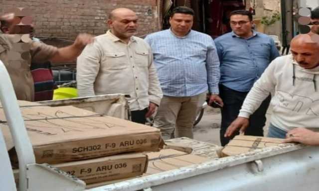 ضبط نصف طن أسماك فاسدة بحي غرب شبين الكوم