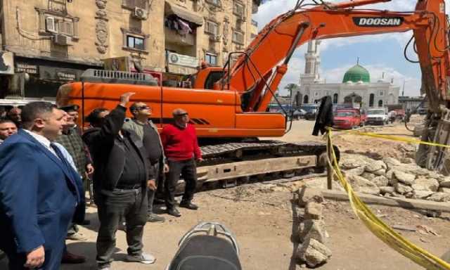 نائب محافظ القاهرة يتابع استكمال أعمال إزالة المبانى المتعارضة لتوسعة ميدان الحدائق