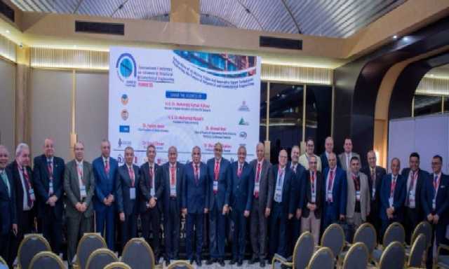في اليوم الثاني بالمؤتمر الدولي للهندسة الإنشائية والجيوتقنية بهندسة طنطا: 5 محاضرات رئيسية ومناقشة 44 ورقة بحثية