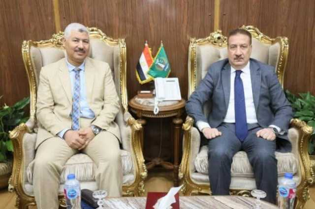 محافظ المنوفية يلتقى رئيس شركة جنوب الدلتا للكهرباء الجديد لتطوير مشروعات البنية التحتية للقطاع