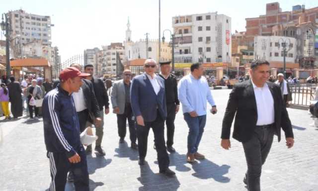 محافظ الغربية يتابع ميدانيًا أعمال تطوير منطقة الساحة الأحمدية ويشدد على سرعة الإنجاز
