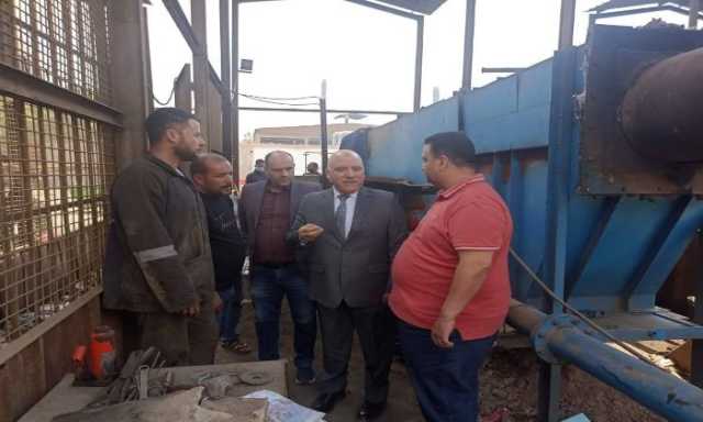 وكيل الصحة بالقليوبية يتفقد مجمع المحارق بالخانكة