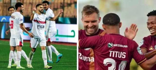 موعد مباراة الزمالك ستيلينبوش الجنوب إفريقي في الكونفدرالية والقنوات الناقلة