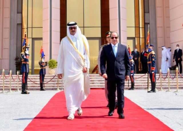 بيان مشترك بين مصر وقطر: تبادل تجاري وحزمة استثمارات قطرية بـ 7.5 مليار دولار