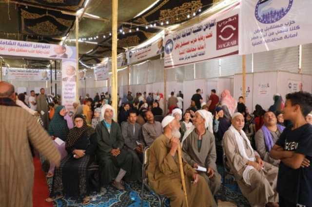 علاجك بالمجان وأنت في مكانك!.. قافلة طبية بقرية في المنيا تشمل كافة التخصصات الطبية