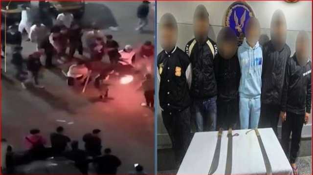 ضبط 6 أشخاص أشعلوا ألعابًا نارية ورقصوا بأسلحة بيضاء في الإسكندرية