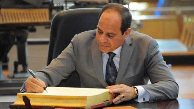 السيسي يوافق على اتفاق الدعم الفني للمناطق الصناعية لـ «الجلود والأثاث والرخام» بين مصر وإيطاليا