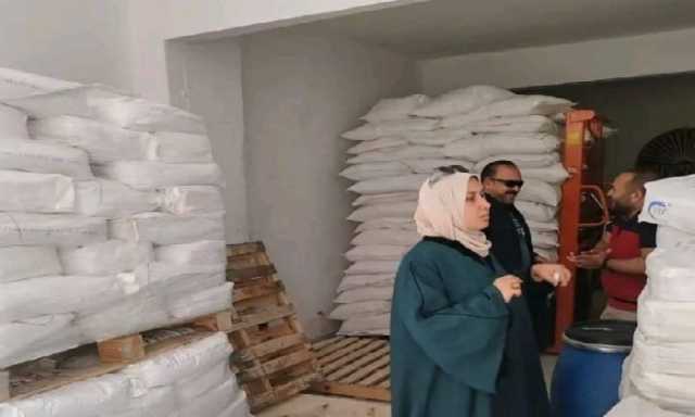 ضبط 6 طن و 750 كيلو خامات دهانات مجهولة المصدر بالشرقية