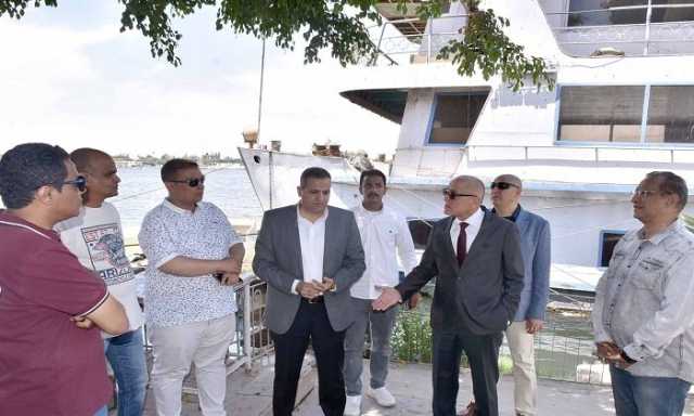 محافظ الأقصر يتفقد عدد من المراسى لتعظيم الاستفادة من مواردها