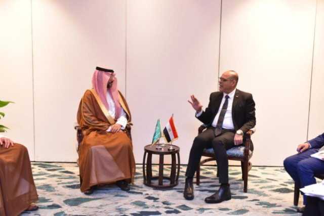«جبران» يلتقي نائب وزير الموارد البشرية والتنمية الاجتماعية السعودي على هامش مؤتمر العمل