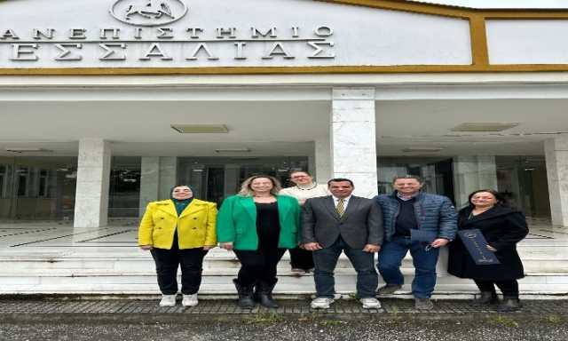 وفد جامعة بنها يزور جامعة ثيساليا باليونان لتعزيز الشراكة البحثية والأكاديمية