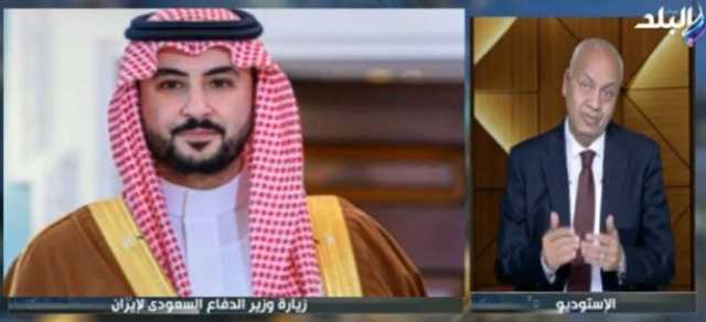 مصطفى بكري: الملف النووي الإيراني كان محور زيارة «بن سلمان» لـ طهران