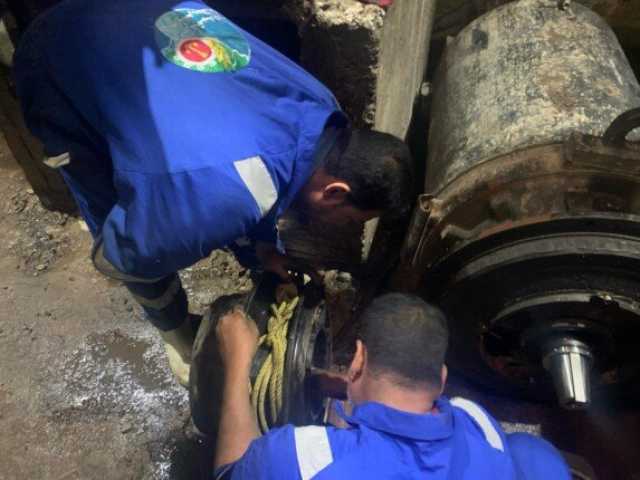 رئيس مياه القناة: تمكنا من اصلاح الأعطال المفاجئة وإعادة تشغيل الخدمة في وقت قياسي