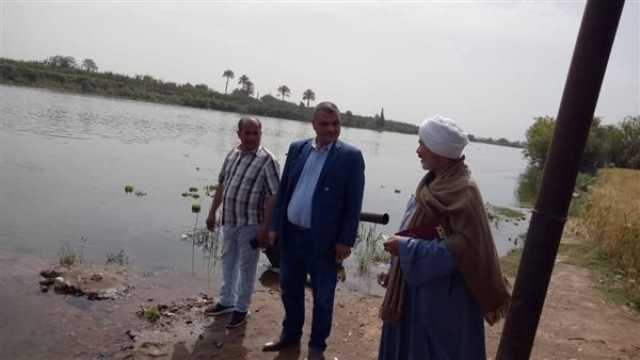 رئيس مدينة أشمون بالمنوفية يحذر من غمر أراضي طرح النهر ويوجه بسرعة الإخلاء