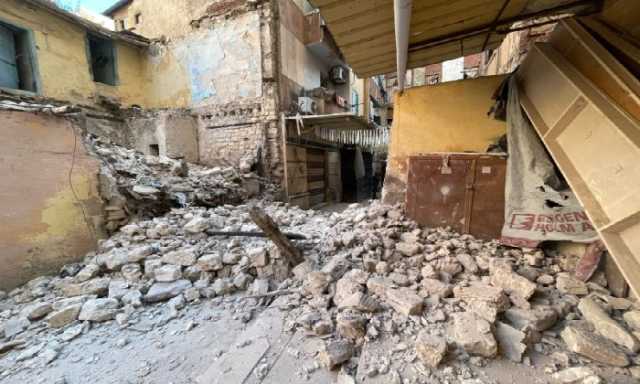 صادر له قرار هدم.. انهيار منزل قديم بمنطقة بحري في الإسكندرية دون وقوع إصابات