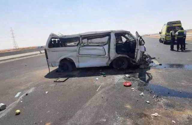 مصرع وإصابة 14 شخصا إثر انقلاب «ميكروباص» بالمنيا