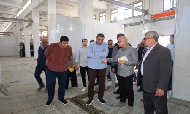 محافظ السويس يوحه بسرعة الانتهاء من تطوير المجزر الآلي بقرية الألبان الجديدة