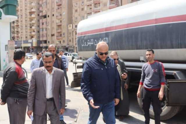 محافظ القليوبيه يتفقد محطات الوقود بمدينة بنها وحي غرب شبرا الخيمه عقب تحريكً أسعار الوقود