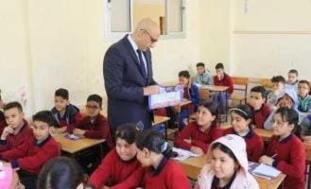 وزير التعليم يتابع انتظام الدراسة بمدارس مدينة كفر شكر بالقليوبية