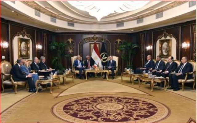 وزير الداخلية يستقبل نظيره الإيطالي والوفد المرفق له لبحث علاقات التعاون بين البلدين
