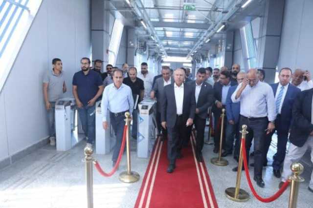 وزير النقل يتفقد المرحلة الأولى لمشروع الأتوبيس الترددي BRT