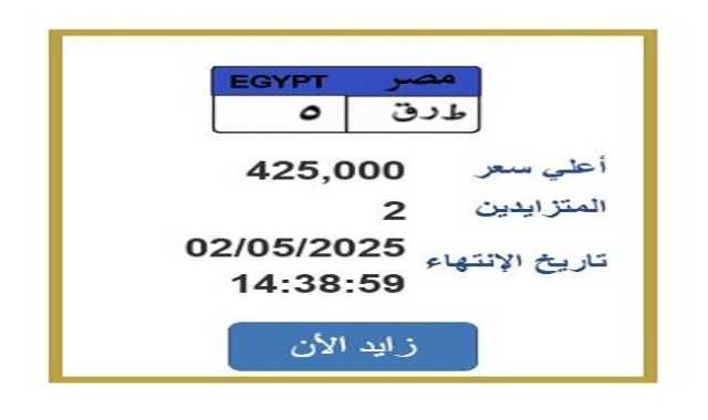 سعرها تخطى الـ 400 ألف جنيه.. «المرور» تطرح التزايد على لوحة سيارة مميزة