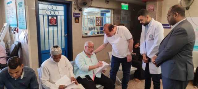 نائب وزير الصحة يتفقد عدد من المنشآت الطبية بمحافظة أسوان