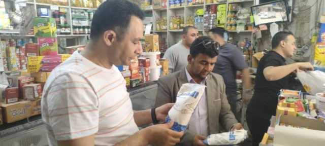 ضبط ألبان فاسدة داخل مركز تجميع في إهناسيا ببني سويف