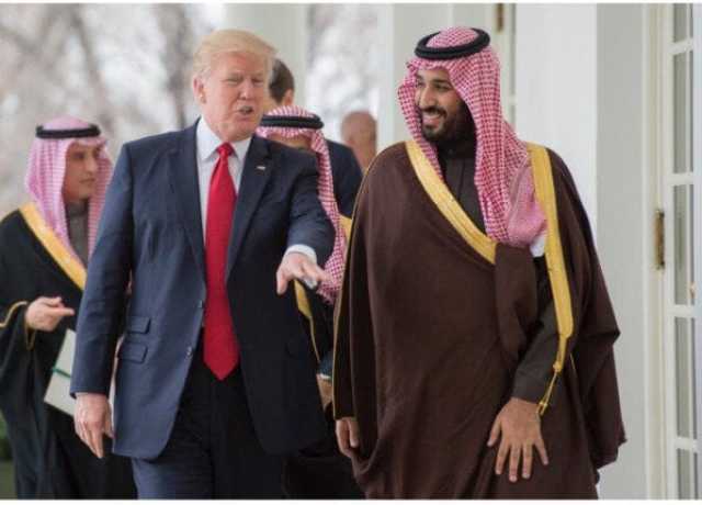 استقبال حافل للرئيس الأمريكي في الرياض.. سجادة بنفسجية وقهوة مع ولي العهد!