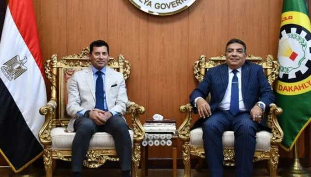 وزير الشباب يصل الدقهلية لافتتاح مشروعات رياضية وتنموية