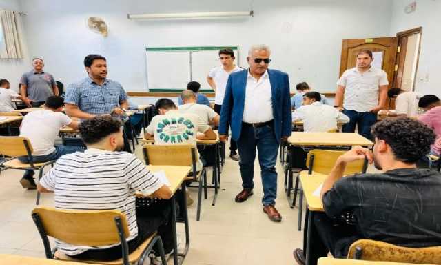 انطلاق امتحانات نهاية العام بجامعة حلوان التكنولوجية الدولية وسط أجواء انضباطية