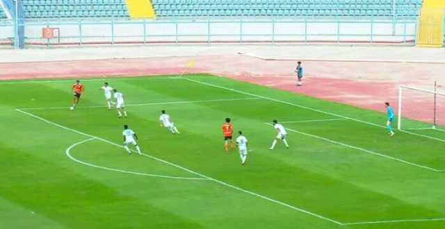 أحمد شريف يسجل هدفًا عالميًا لـ فاركو أمام المصري بالدوري «فيديو»