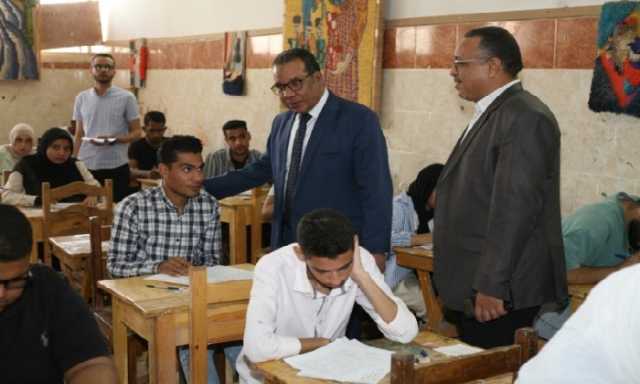 انتظام امتحانات الفصل الدراسي الثاني بجامعة جنوب الوادي