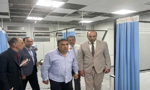 محافظ الدقهلية يطمئن على مصابي حريق قرية أبو زاهر بالمستشفى الدولي