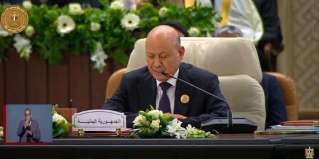 «العليمي» يشكر مصر والرئيس السيسي على التسهيلات الممنوحة لليمنيين