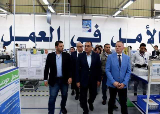 مدبولي يفتتح مصنع (إس أى وايرنج سيستمز إيجيبت) بالعاشر من رمضان