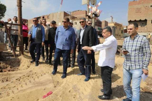 محافظ الجيزة: رفع كفاءة وصيانة كوبري البليدة بمركز العياط لتحسين عوامل الامان والسلامة