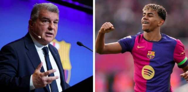 «صدمة داخل الكامب نو».. لامين يامال يُشعل أزمة الرواتب مع إدارة برشلونة