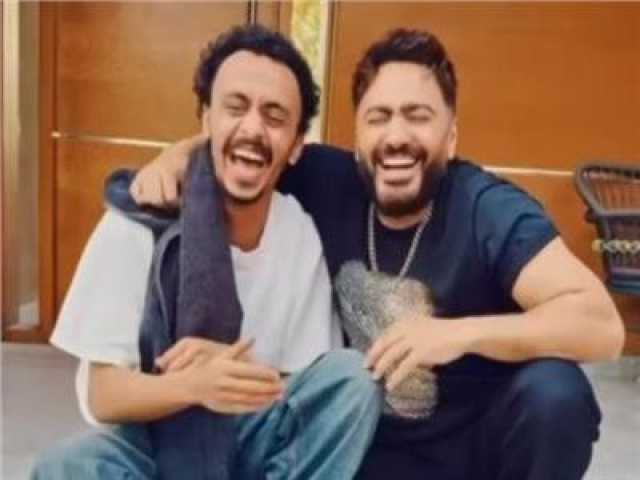 «قلودة».. تامر حسني وكزبرة في ديو غنائي