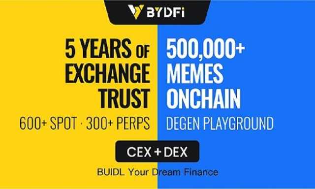 منصة BYDFi مع المحركات المزدوجة CEX+DEX تقود الاتجاه الجديد في صناعة البورصات