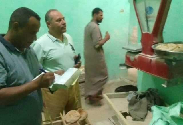 ضبط 200 مخالفة خلال حملات تفتيشية على المخابز والأسواق بالمنيا