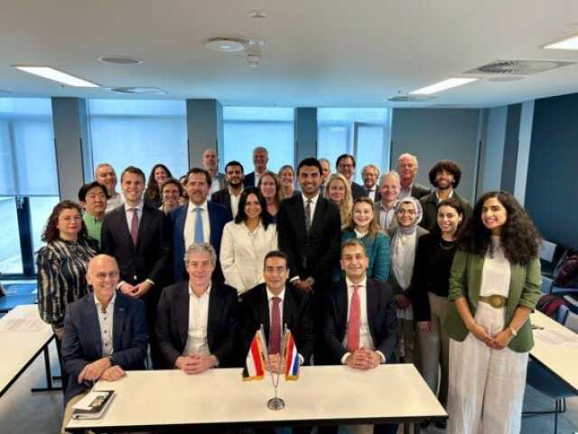 الهيئة العامة للاستثمار تبحث مستقبل الاستثمارات الهولندية في إعادة تدوير المخلفات