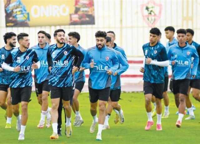 تدريبات تأهيلية وبدنية للاعبي الزمالك استعدادًا لمواجهة بتروجت بالدوري