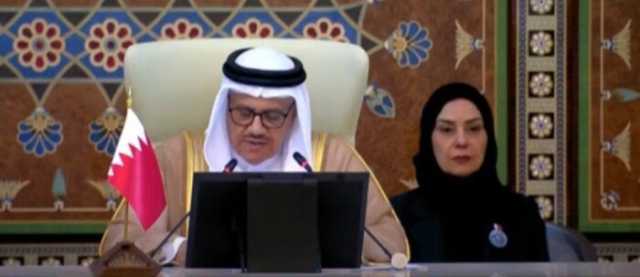 وزير الخارجية البحريني: نرفض بشكل قاطع تهجير الفلسطينين من أرضهم