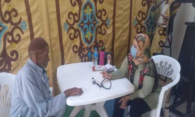 جامعة حلوان تطلق قافلة طبية متكاملة بمركز شباب عرب كفر العلو بحلوان